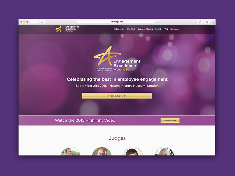 Engagement Excellence Awards Homepage